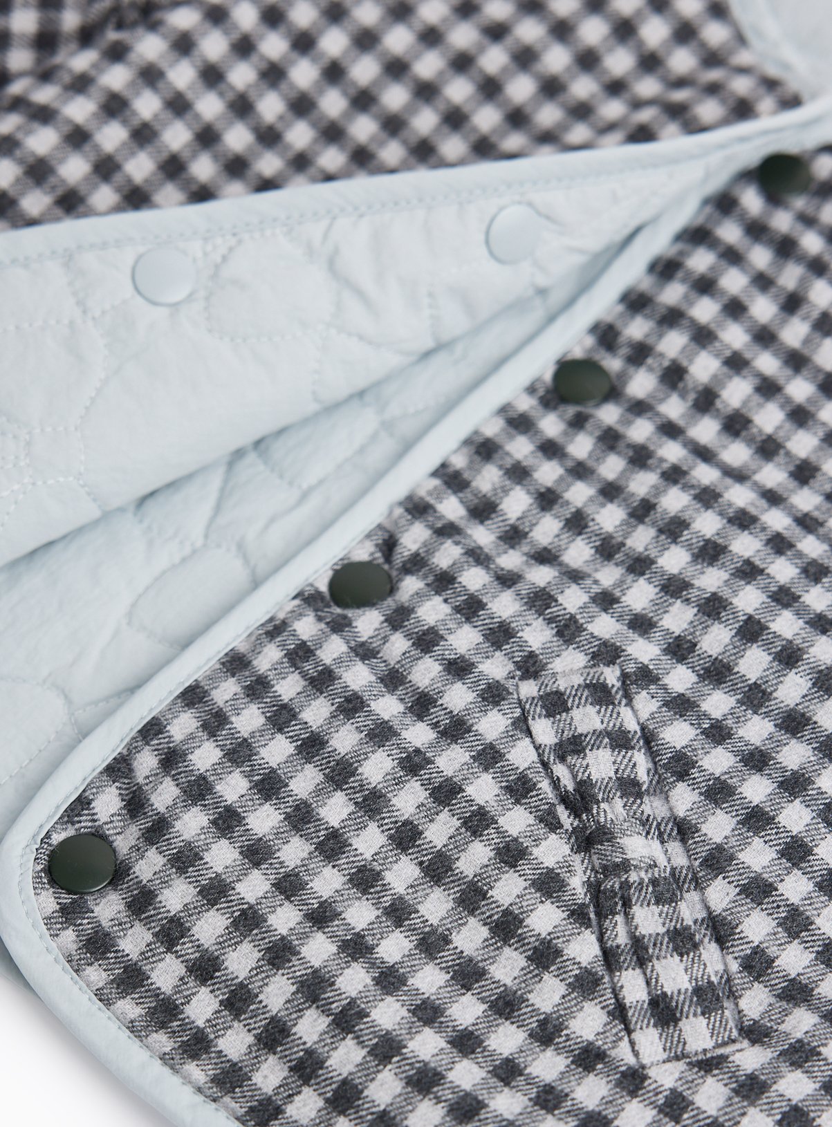 Mono Reversible Check Jacket Up to 3 mths - Image 3 thumbnail